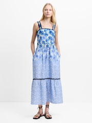 French Connection Blue Ivy Cambria Floral Sundress - Image 1 of 6