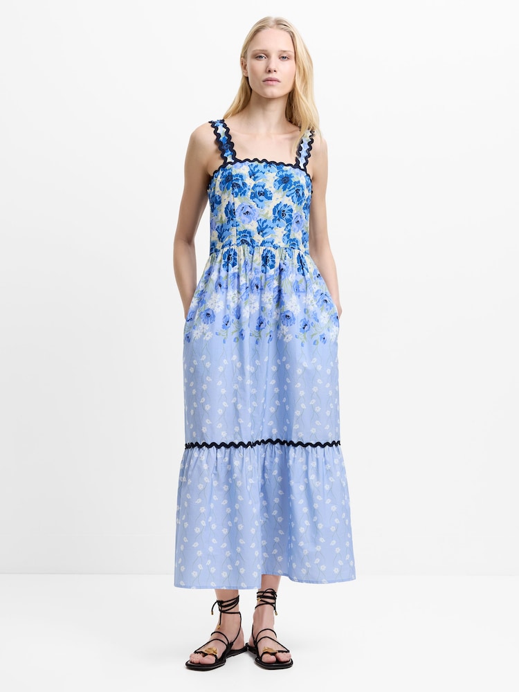 French Connection Blue Ivy Cambria Floral Sundress - Image 1 of 6