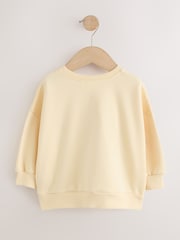 Butter Yellow Mini Mama Crew Neck Sweatshirt (3mths-7yrs) - Image 2 of 4