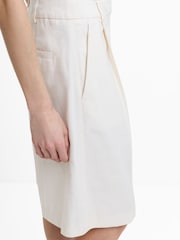 French Connection White Raquel Bermuda Shorts - Image 4 of 5