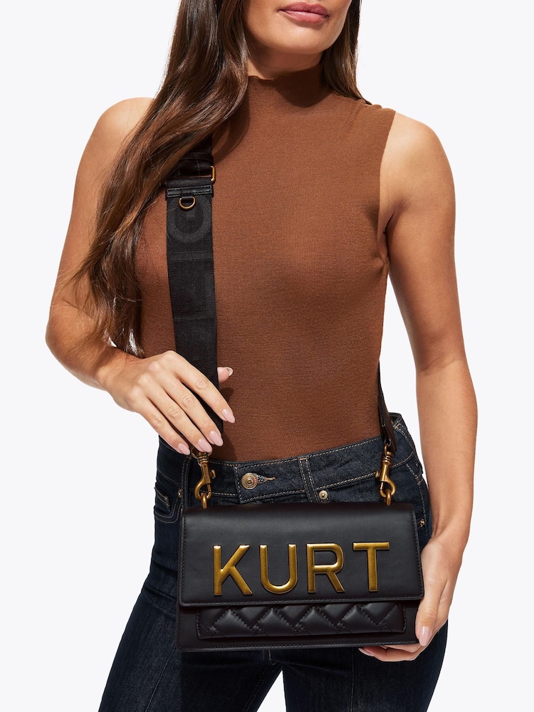 Kurt Geiger London Black Shoreditch East West Kurt Bag - Image 5 of 5 Kurt Geiger London Black Shoreditch East West Kurt Bag - Image 5 of 5