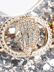 Kurt Geiger London Silver Small Chelsea Chain Hobo Bag - Image 4 of 5