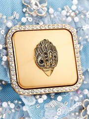 Kurt Geiger London Blue Mini Pimlico Bag - Image 4 of 5