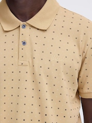 Blend Natural Abdo Printed Polo Shirt - Image 4 of 8