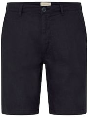 Blend Blue Morgan Linen Shorts - Image 6 of 8