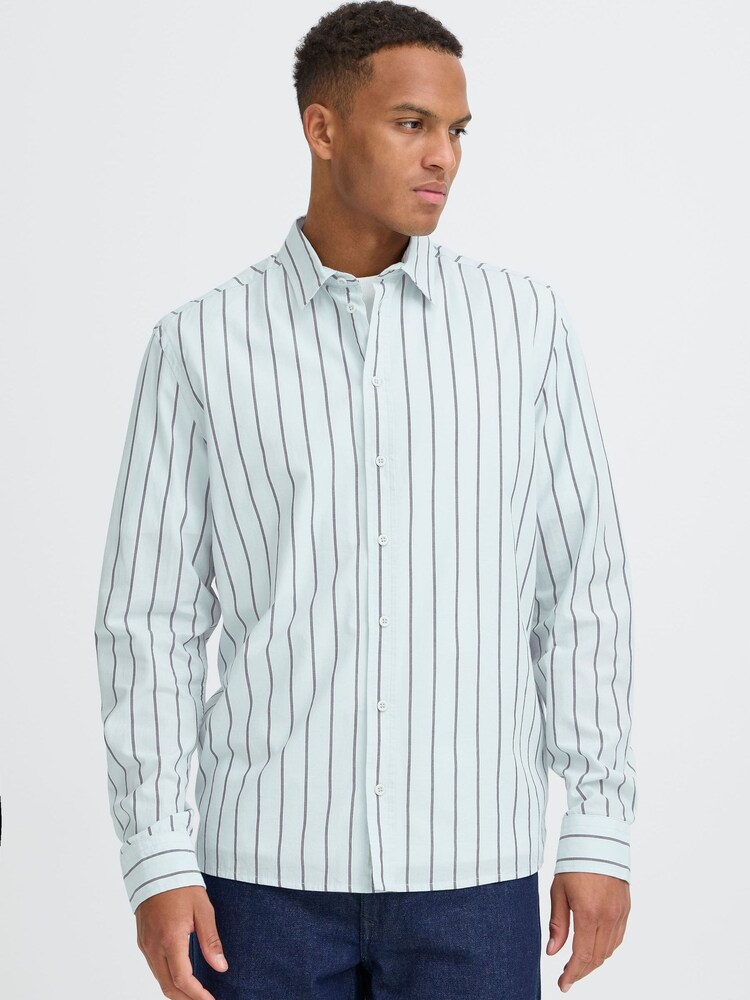 Blend Blue Daven Stripe Shirt - Image 1 of 8