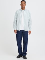 Blend Blue Daven Stripe Shirt - Image 3 of 8