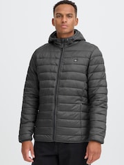 Blend Grey Romsey Hooded Puffer Coat - Image 1 of 8