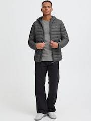 Blend Grey Romsey Hooded Puffer Coat - Image 3 of 8