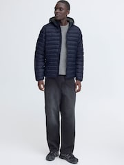 Blend Blue Romsey Hooded Puffer Coat - Image 3 of 7