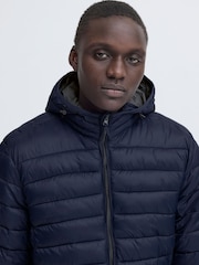 Blend Blue Romsey Hooded Puffer Coat - Image 4 of 7