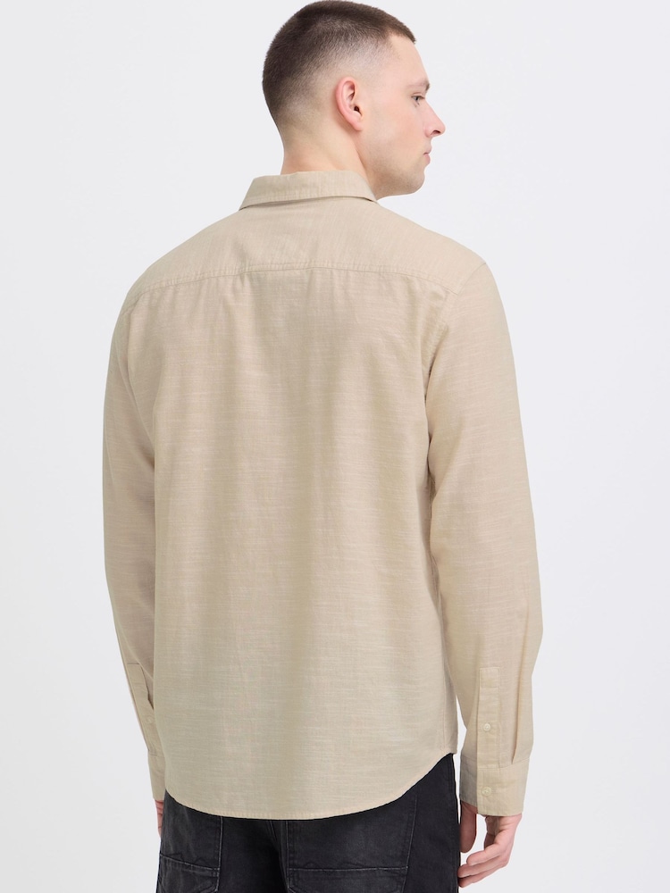 Blend Natural Daris Slub Shirt - Image 2 of 7