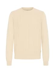 Blend Natural Baron Rib Crew Neck Jumper - Image 4 of 6