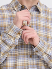 Blend Grey Dilan Check Shirt - Image 4 of 5