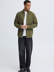 Blend Green Daris Stripe Shirt - Image 3 of 7
