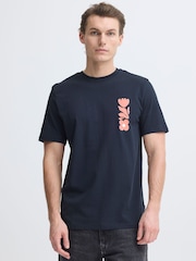 Blend Blue Sun Flower T-Shirt - Image 2 of 8