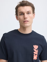 Blend Blue Sun Flower T-Shirt - Image 3 of 8