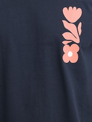 Blend Blue Sun Flower T-Shirt - Image 8 of 8