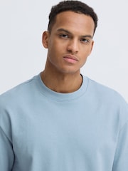Blend Blue Kaiser Relaxed Crew Neck T-Shirt - Image 4 of 8