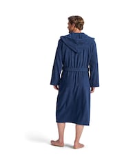 Christy Midnight Brixton Hooded Cotton Towelling Bath Robe - Image 2 of 4