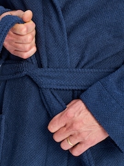 Christy Midnight Brixton Hooded Cotton Towelling Bath Robe - Image 3 of 4