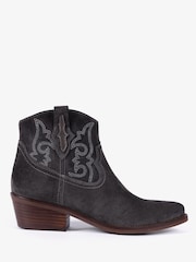 Penelope Chilvers Cassidy Suede Western Ankle Boots - Obraz 1 z 2