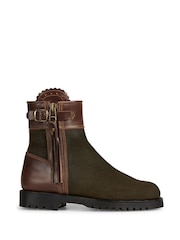 Penelope Chilvers Inclement Leather Tassle Detail Ankle Boots - Slika 2 iz 4