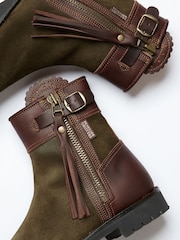 Penelope Chilvers Inclement Leather Tassle Detail Ankle Boots - Slika 4 iz 4