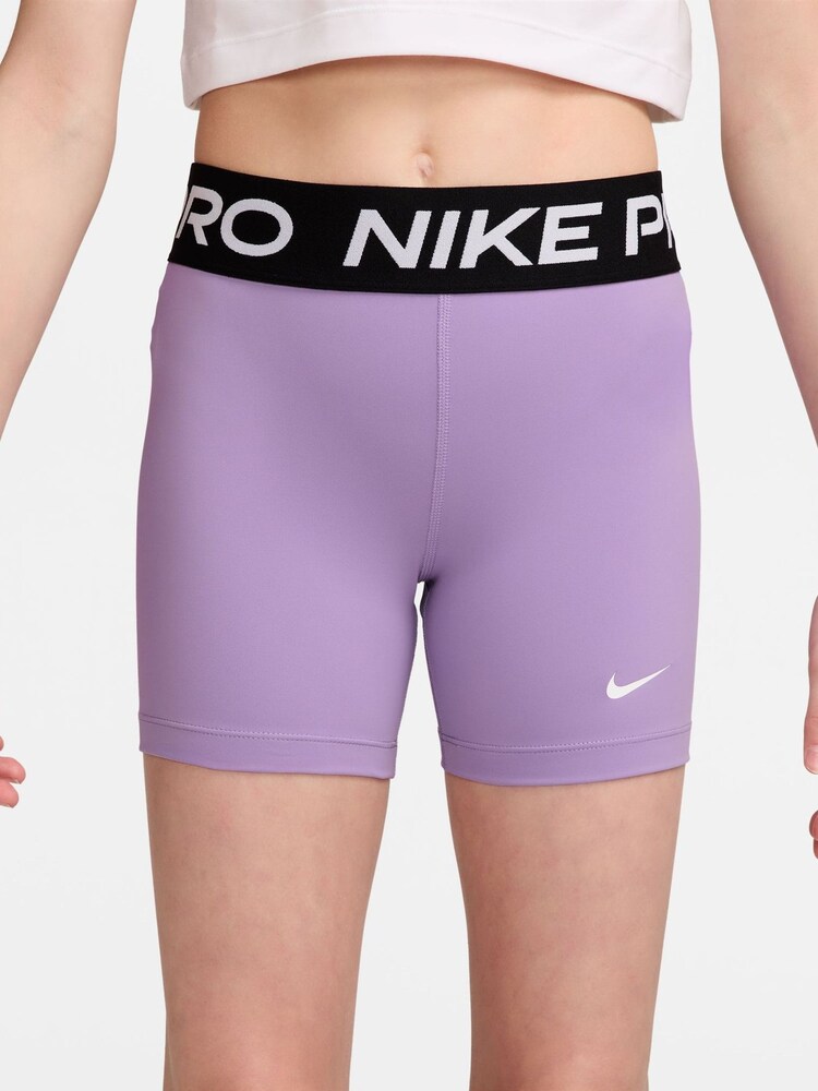 Nike Violet Purple Pro Dri-FIT Shorts - Image 1 of 4 Nike Violet Purple Pro Dri-FIT Shorts - Image 1 of 4