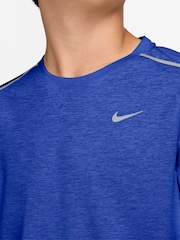 Nike Hyper Blue Miler Dri-FIT Short Sleeve T-Shirt - Image 3 of 3