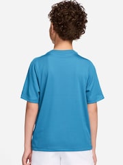 أزرق بحري - تيشرت Dri-FIT متعدد الاستخدامات من Nike - صورة 2 من 3