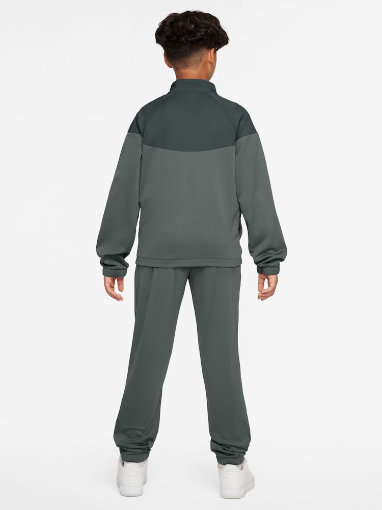 Καμουφλάζ πράσινο - Nike Dri-Fit Poly Αθλητική φόρμα με φερμουάρ - Εικόνα 2 από 3