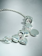 Стерлінгові посріблені - Heart Charm Bracelet - Image 2 of 3