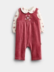 JoJo Maman Bébé Dungaree & Bodysuit Set - Slika 1 od 6