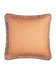 Wylder Fable Rabbits Embroidered Cotton Feather Filled Cushion - Image 4 of 6