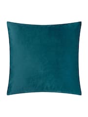 Furn Multicoloured Metro Harlequin Velvet Fibre Filled Cushion - Image 4 of 6
