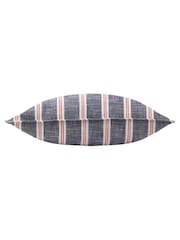 Wylder Regatta Red Abersoch Stripe Cotton Fibre Filled Cushion - Image 3 of 3