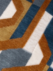 Furn Metro Prism Velvet Feather Filled Cushion - Image 6 of 6