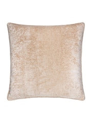Paoletti Oyster Lustre Velvet Feather Filled Cushion - Image 2 of 5