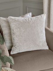 Yard Silver Malvern Chenille Feather Filled Cushion - Image 1 of 5