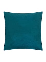 Furn Multicoloured Metro Blocks Velvet Jacquard Fibre Filled Cushion - Image 4 of 6