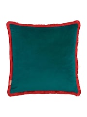 Furn Les Animaux Tigeress Tufted Feather Filled Cushion - Image 3 of 6