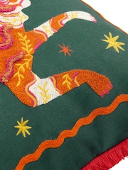 Furn Les Animaux Tigeress Tufted Feather Filled Cushion - Image 5 of 6