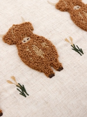 Wylder Ginger Ramble Highland Cow Tufted Fibre Filled Cushion - Image 5 of 6