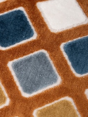 Furn Metro Diamond Velvet Feather Filled Cushion - Image 6 of 6