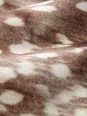 Animal Deer Print Hourglass Denim Mini Skirt - Image 7 of 7