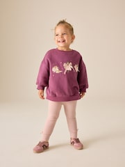 Purple Fairy Sweatshirt and Legging Set (3mths-7yrs) - Image 1 of 4