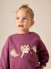 Purple Fairy Sweatshirt and Legging Set (3mths-7yrs) - Image 3 of 4