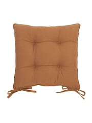 Yard 2 Pack Toffee Slub Cotton Cushions - Image 4 of 5