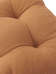 Yard 2 Pack Toffee Slub Cotton Cushions - Image 5 of 5